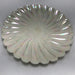 Opalescent Pearl White Vintage Serving Plate with Scalloped Edge - Blue Plum Collections