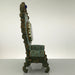 MILSON & LOUIS Hand Painted CLOCK Decor Colorful Chair WORKS Battery Included - Blue Plum Collections