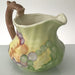 Vintage PITCHER HAND PAINTED Fruit Lillian Roach Ceramic Creamer Pottery Grapes - Blue Plum Collections