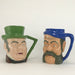 Vintage TOBY MUGS 2 Large Character JUGS Two Steins England Mug Jug LOT - Blue Plum Collections