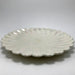 Opalescent Pearl White Vintage Serving Plate with Scalloped Edge - Blue Plum Collections