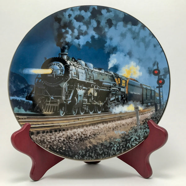 Knowles China Twentieth Century Limited Train Collector Plate - Blue Plum Collections