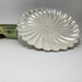 Opalescent Pearl White Vintage Serving Plate with Scalloped Edge - Blue Plum Collections