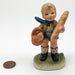 Napcoware Boy with Bread Vintage Ceramic Figurine - Blue Plum Collections