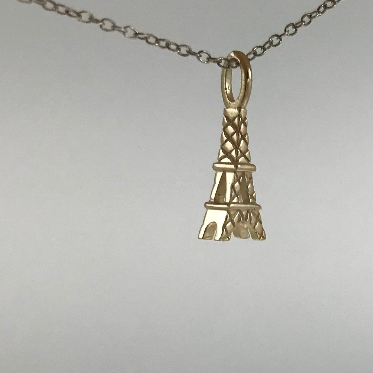 Gold Plated Eiffel Tower Necklace | Lily Charmed